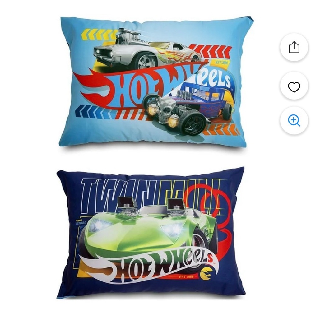 Hot Wheels bedding  Set - Blue and Green - Picture 6 of 6